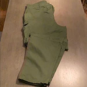 Adidas army green cargo pants 36 X 32